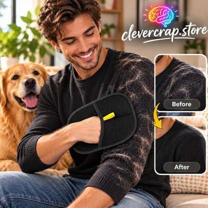 Pet Static Hair Removal Glove – Love Your Pet, Not the Fur They Leave Behind!