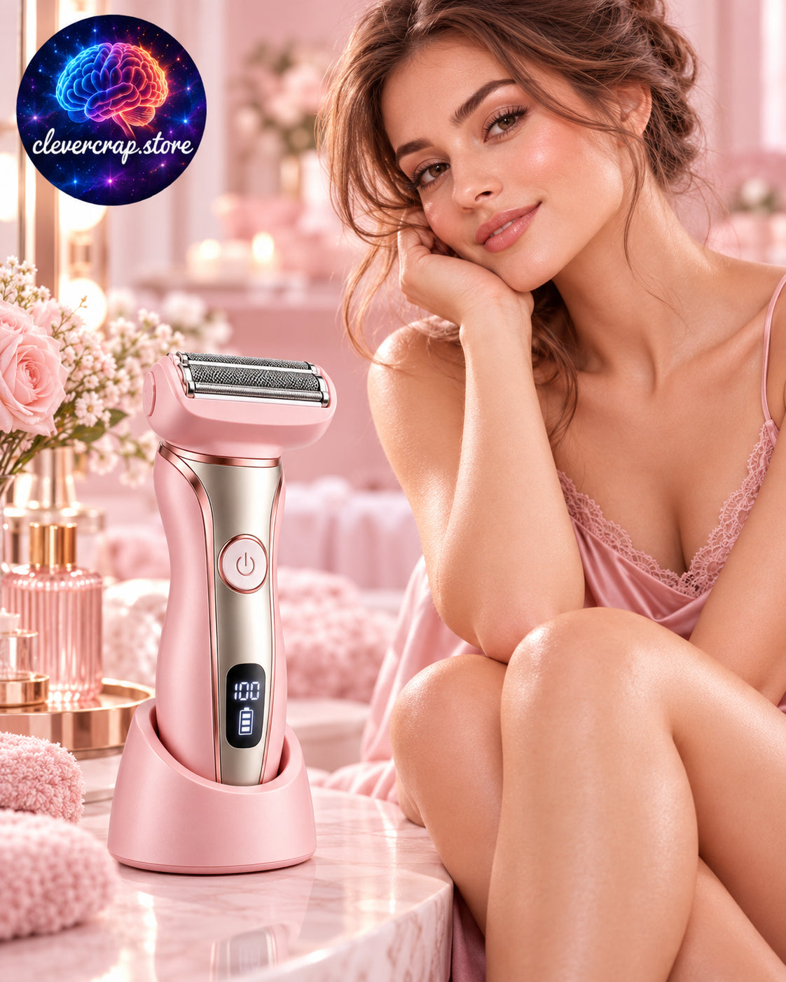 All-in-One Women's Electric Shaver – Silky Smooth Skin, Anytime You Want