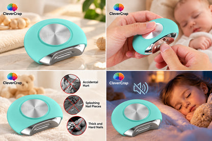 Automatic Electric Nail Clipper & Polisher – Smooth Nails, Less Stress, and Peace of Mind
