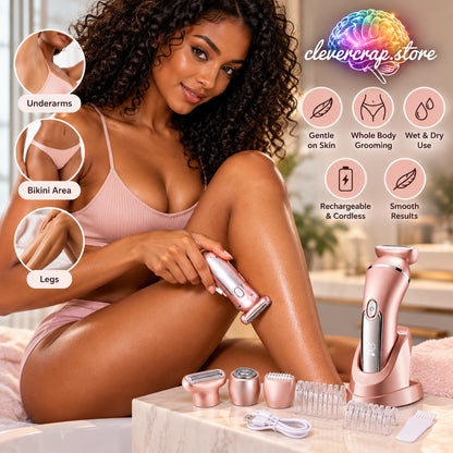 All-in-One Women's Electric Shaver – Silky Smooth Skin, Anytime You Want