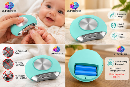 Automatic Electric Nail Clipper & Polisher – Smooth Nails, Less Stress, and Peace of Mind
