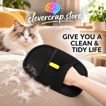 Pet Static Hair Removal Glove – Love Your Pet, Not the Fur They Leave Behind!