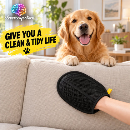 Pet Static Hair Removal Glove – Love Your Pet, Not the Fur They Leave Behind!